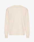 Oversized Organic LS T-Shirt - Ivory White