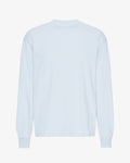 Oversized Organic LS T-Shirt - Polar Blue