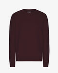 Classic Organic Crew - Oxblood Red