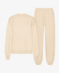 Organic Relaxed Sweatsuit - Ivory White