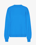 Organic Oversized Crew - Pacific Blue