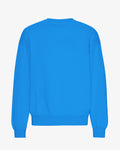Organic Oversized Crew - Pacific Blue