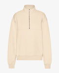 Organic Quarter Zip - Ivory White