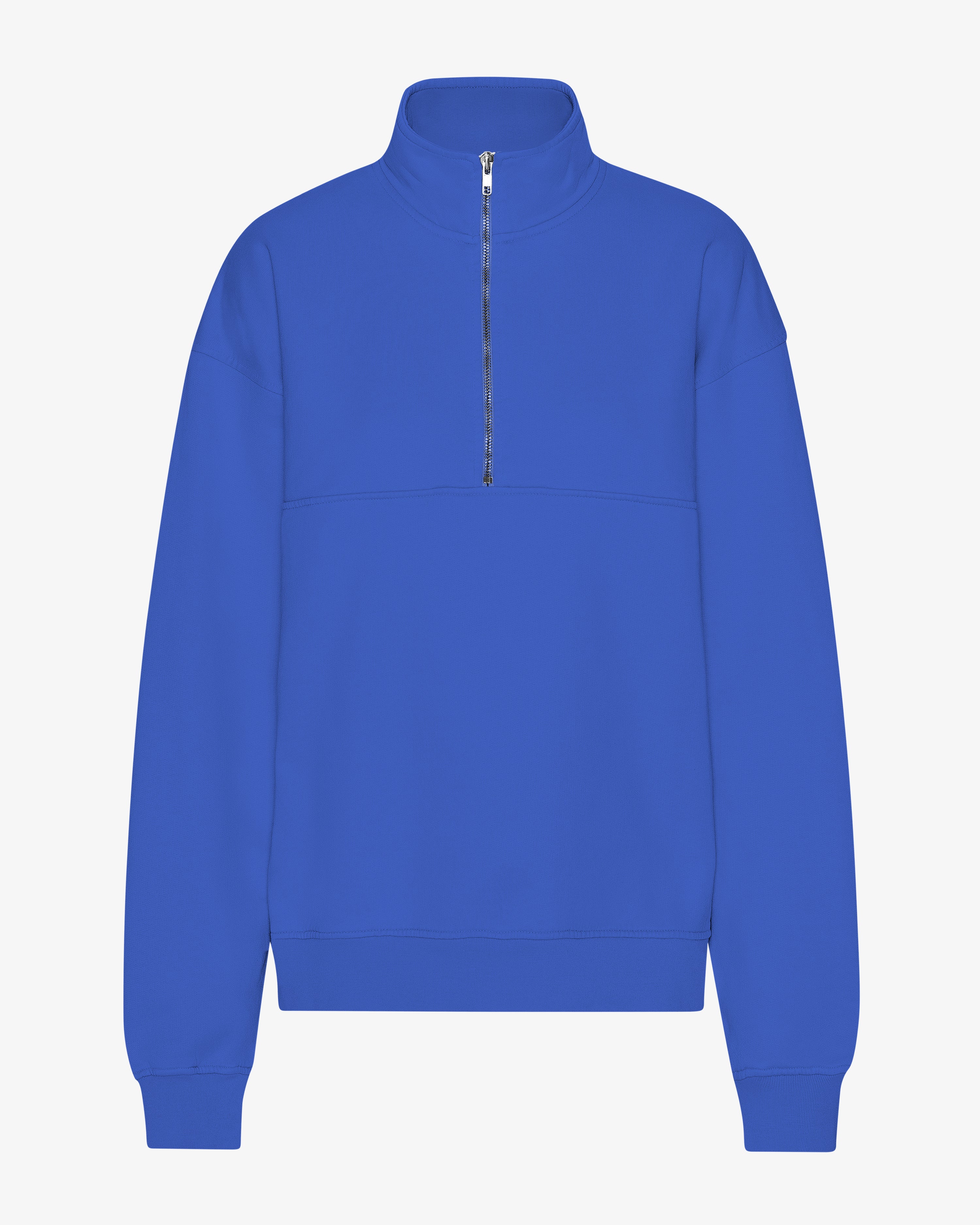 Organic Quarter Zip - Sapphire Blue