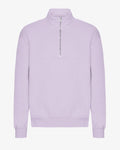 Organic Quarter Zip - Soft Lavender