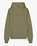 Organic Oversized Hood - Dusty Olive