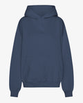 Organic Oversized Hood - Petrol Blue