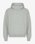Organic Oversized Hood - Heather Grey