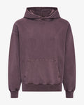 Organic Oversized Hood - Faded Grape