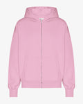 Organic Oversized Zip Hood - Cherry Blossom