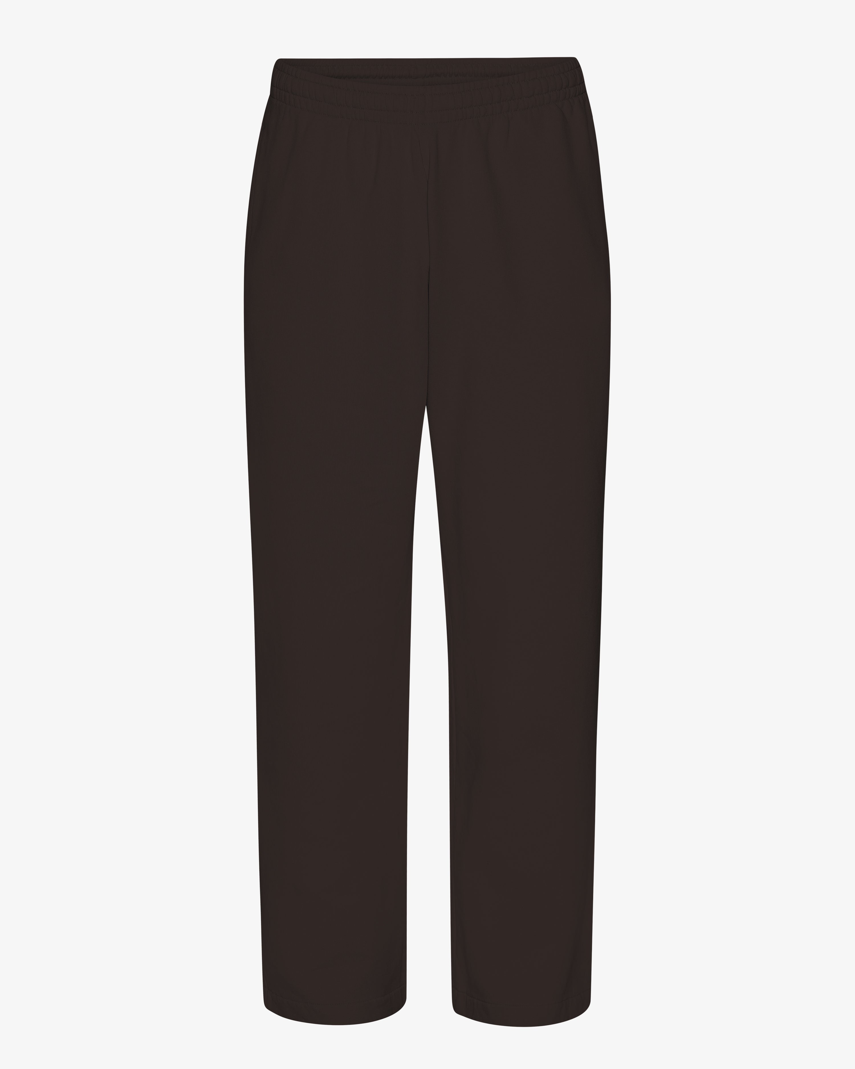 Organic Straight Leg Sweatpants - Coffee Brown