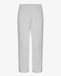 Organic Straight Leg Sweatpants - Snow Melange