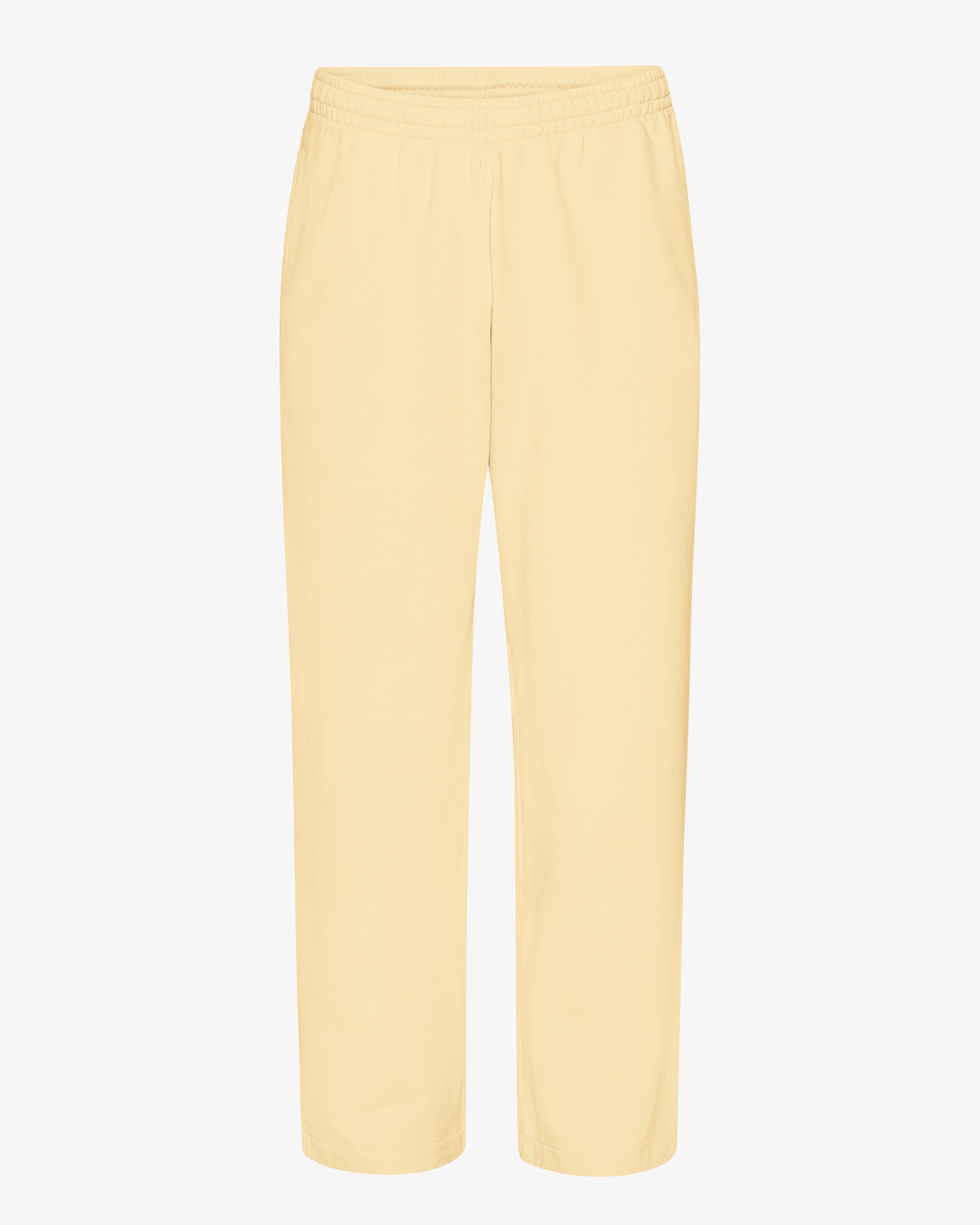 Organic Straight Leg Sweatpants - Soft Yellow