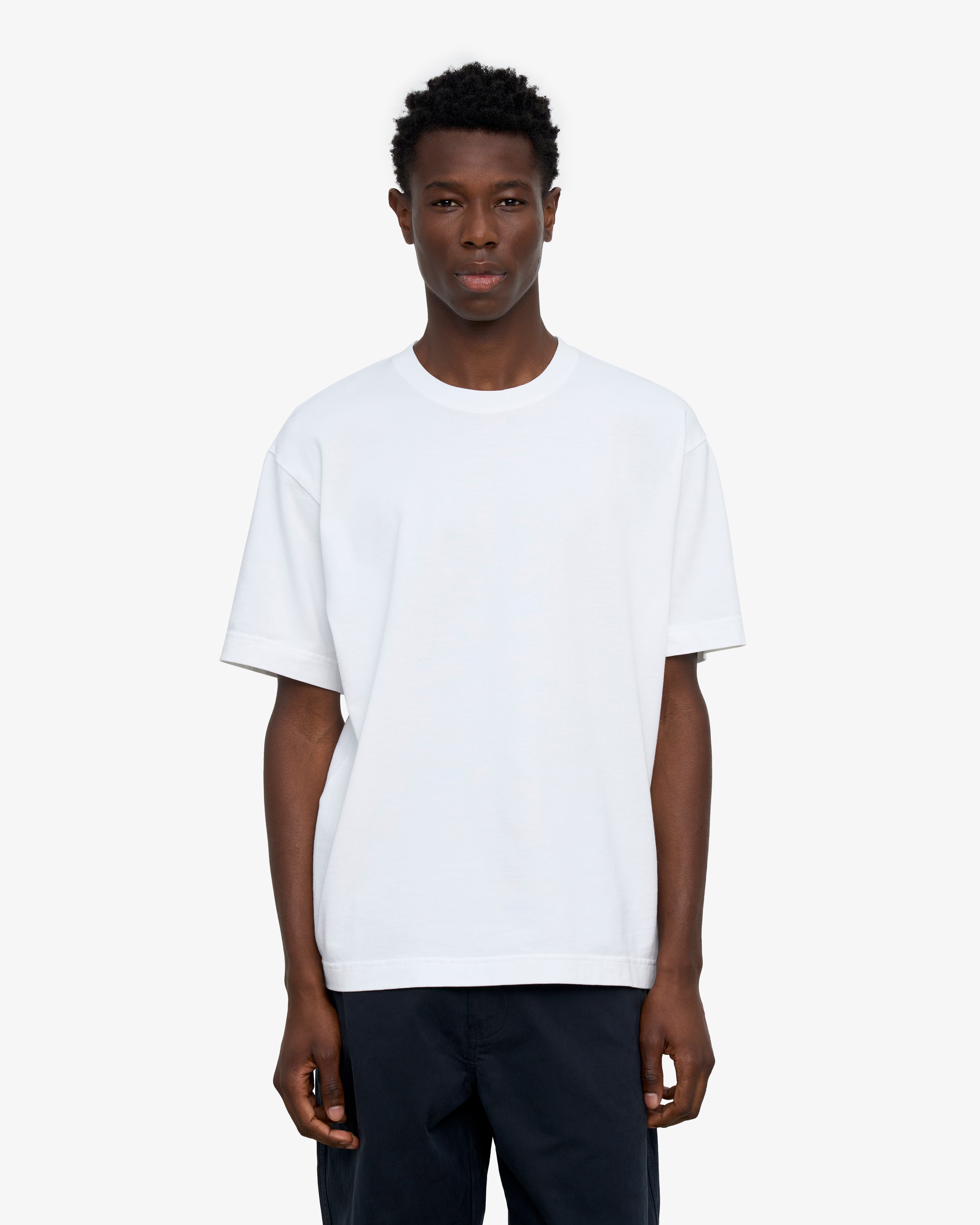 Heavy Organic Boxy Tee - Optical White