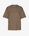 Oversized Organic T-Shirt - Cedar Brown