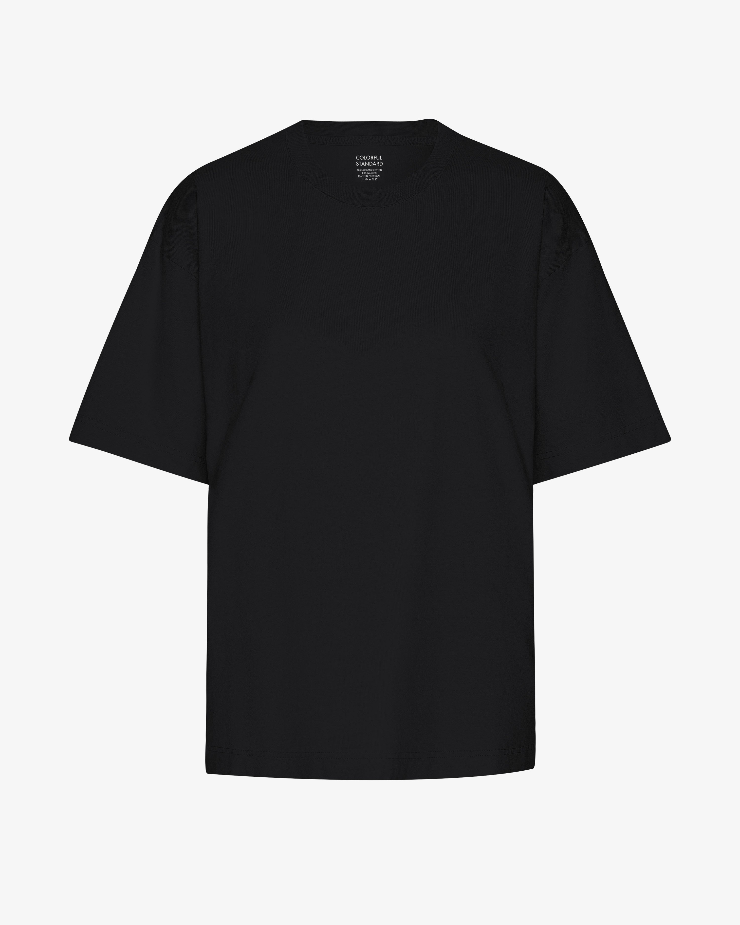 Oversized Organic T-Shirt - Deep Black