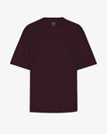 Oversized Organic T-Shirt - Oxblood Red