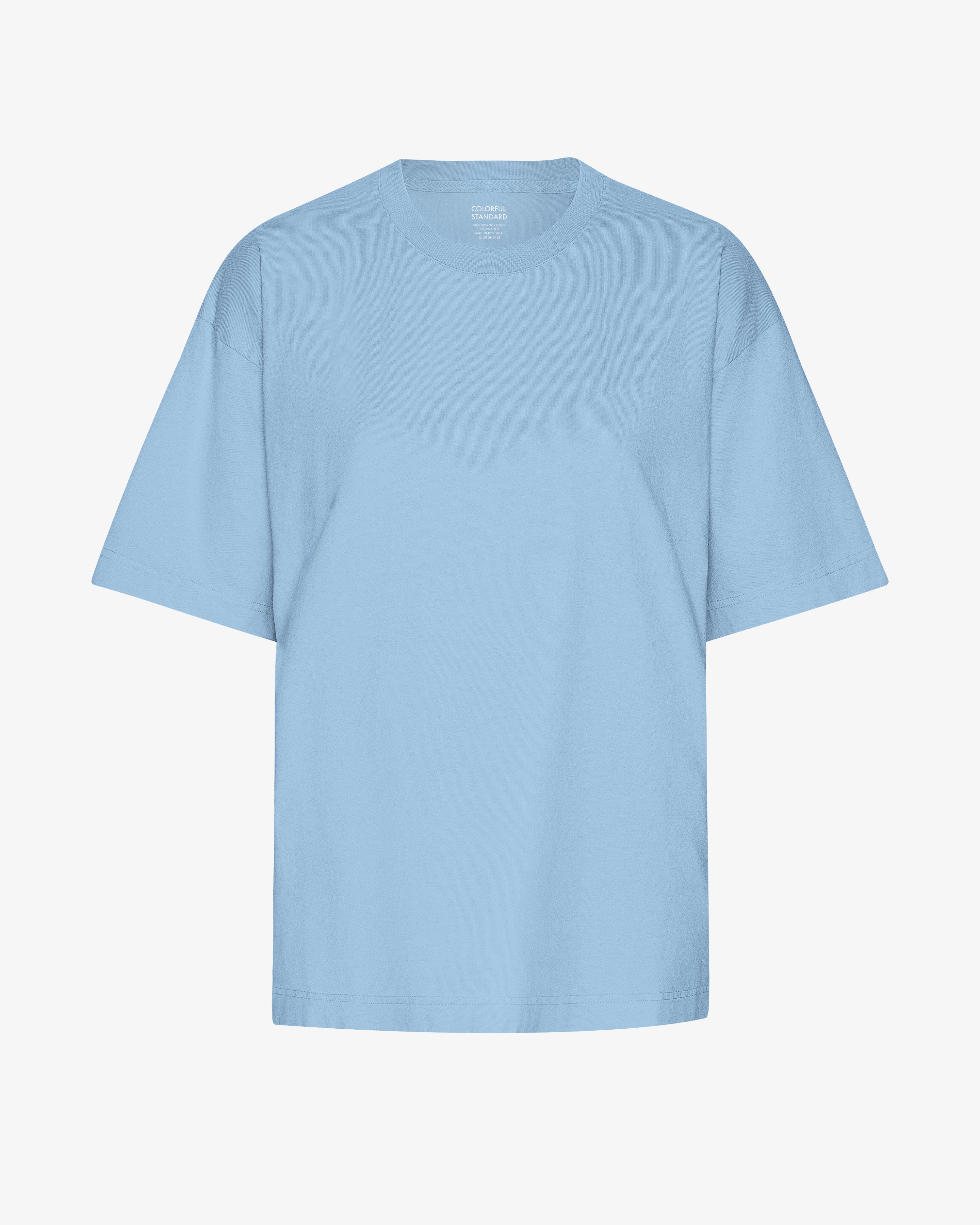 Oversized Organic T-Shirt - Seaside Blue