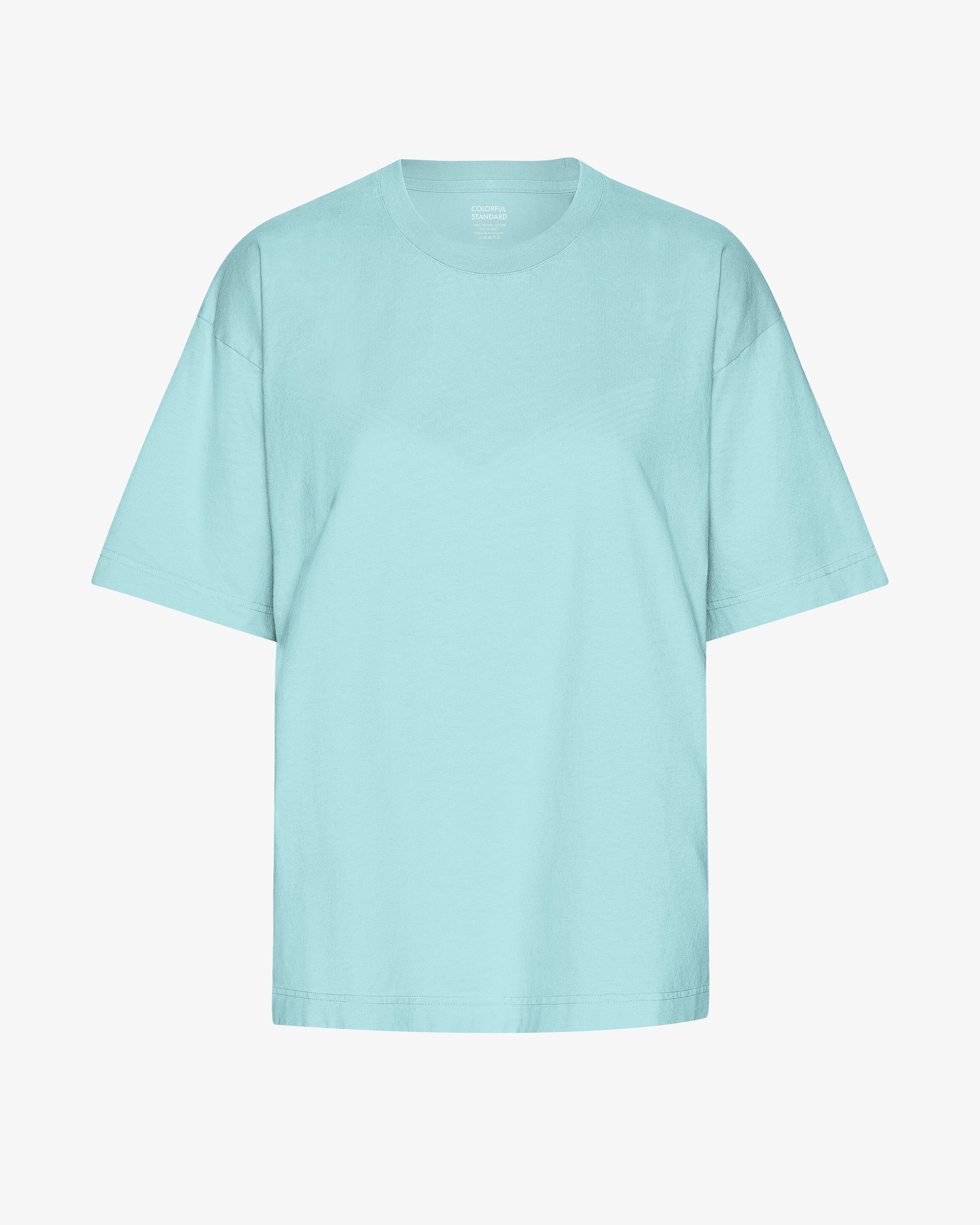 Oversized Organic T-Shirt - Teal Blue