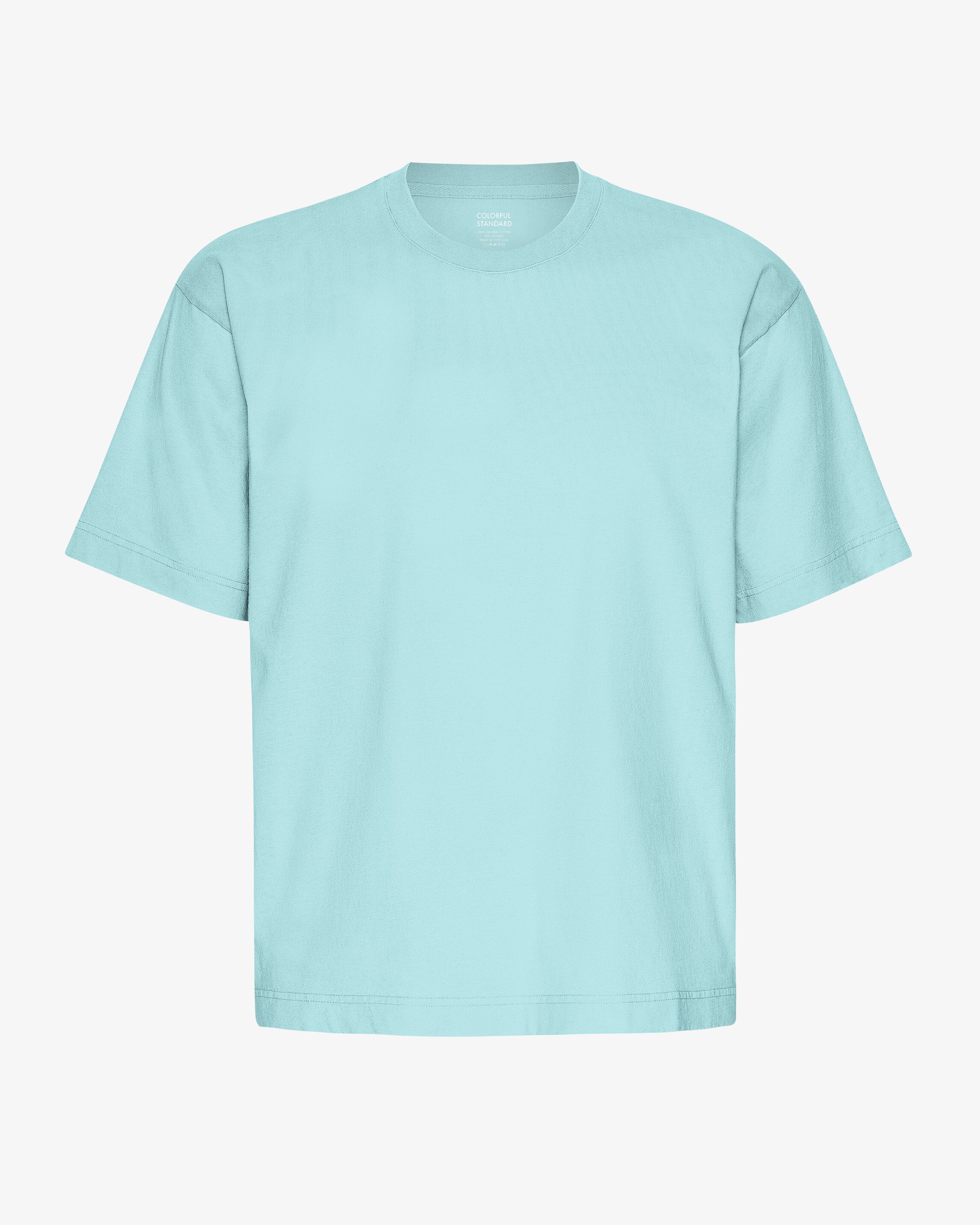 Oversized Organic T-Shirt - Teal Blue