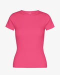 Organic Rib T-Shirt - Bubblegum Pink