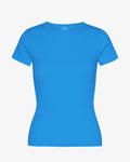 Organic Rib T-Shirt - Pacific Blue