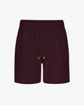 Organic Twill Shorts - Oxblood Red