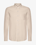 Organic Button Down Shirt - Ivory White