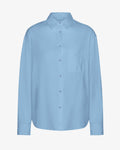 Organic Oversized Shirt - Seaside Blue