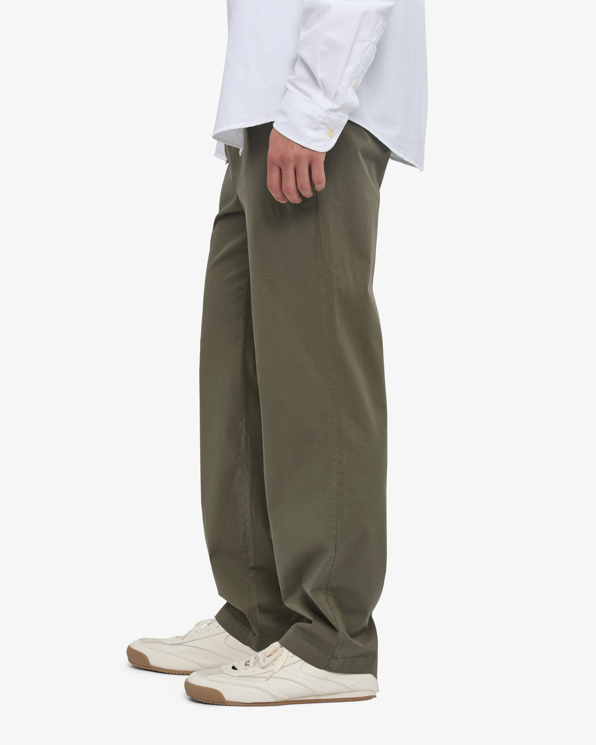 Organic Twill Pants - Dusty Olive