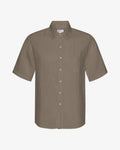 Linen SS Shirt - Dusty Olive