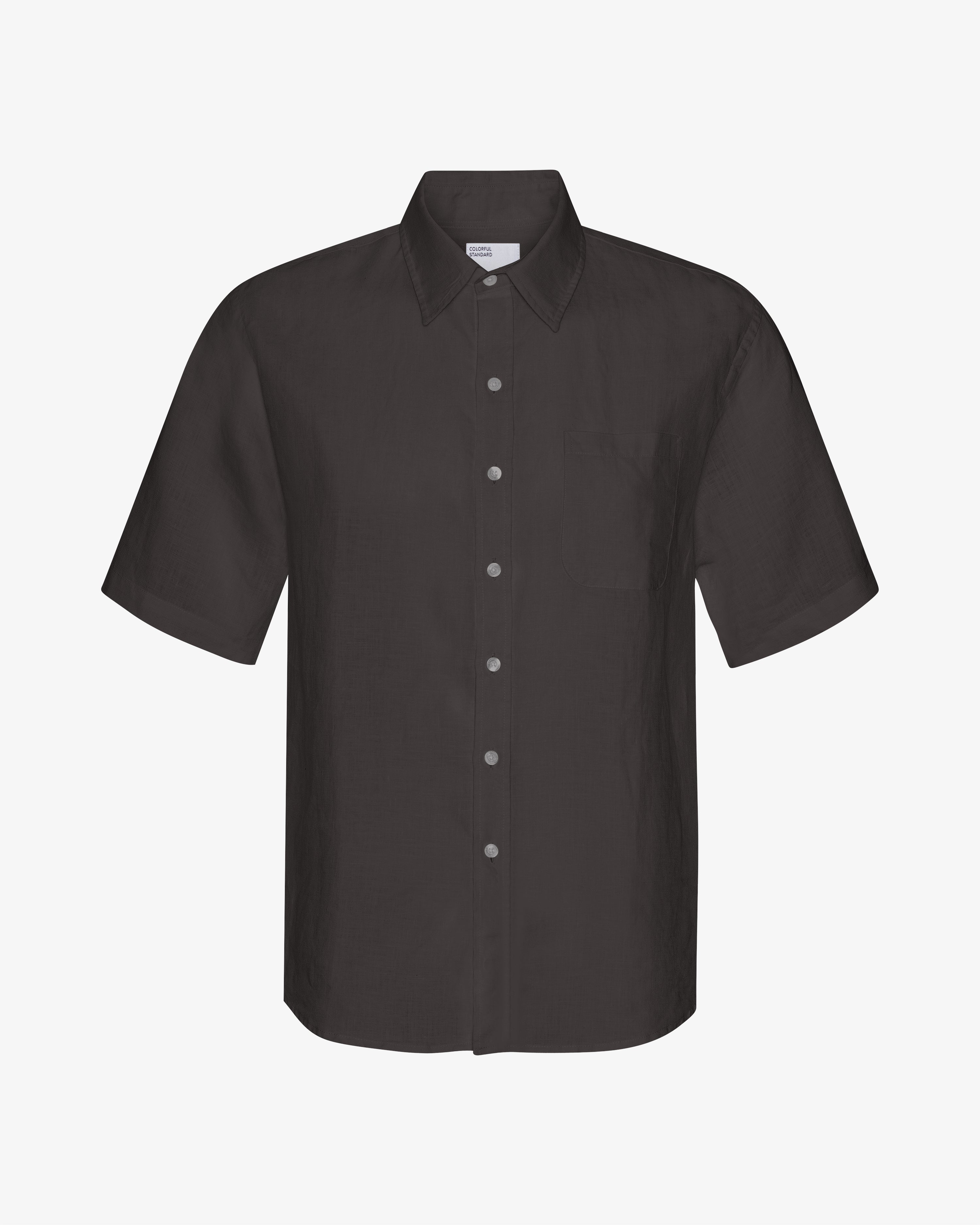 Linen SS Shirt - Lava Grey