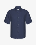 Linen SS Shirt - Marine Blue