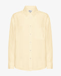 Linen Oversized Shirt - Soft Yellow