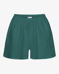 Linen Shorts - Ocean Green
