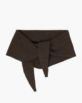 Cashmere Triangle Scarf - Coffee Brown