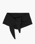 Cashmere Triangle Scarf - Deep Black