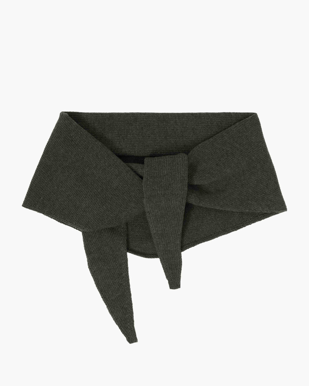Cashmere Triangle Scarf - Dusty Olive