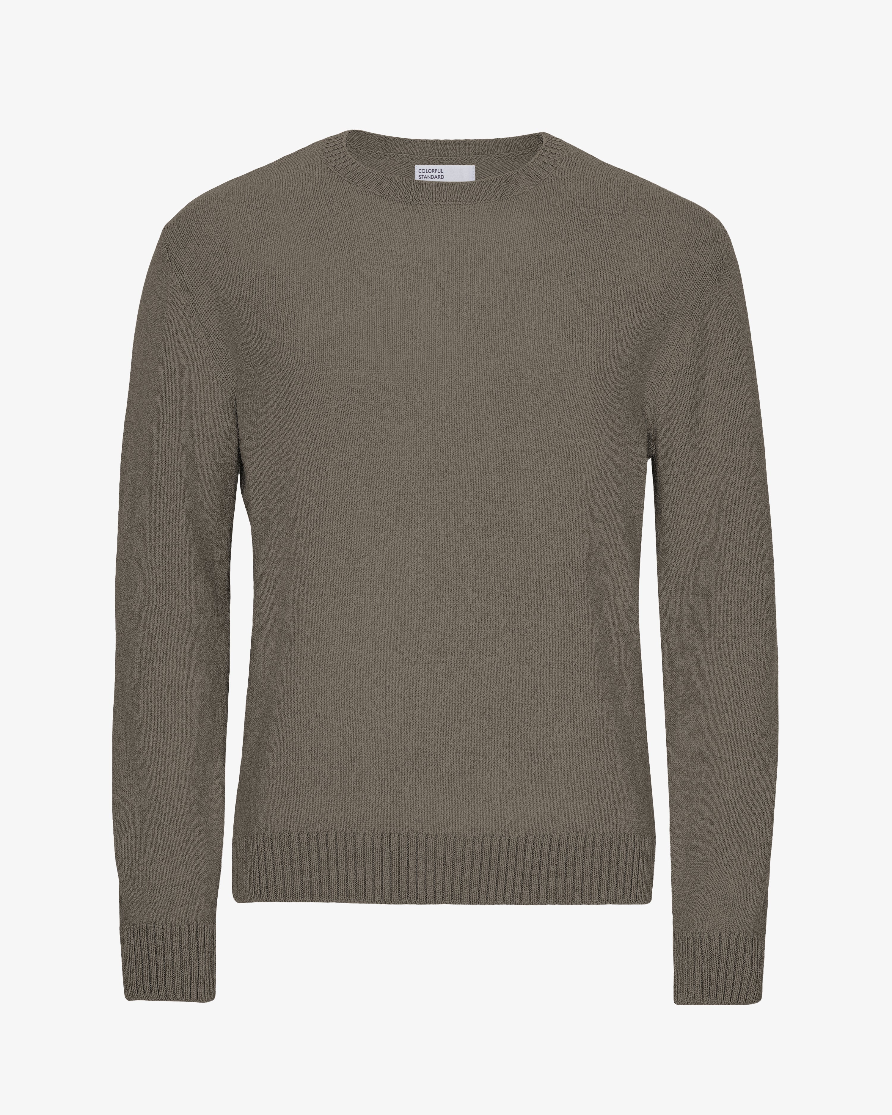 Classic Merino Wool Crew - Dusty Olive