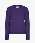Women Classic Merino Wool Crew - Ultra Violet