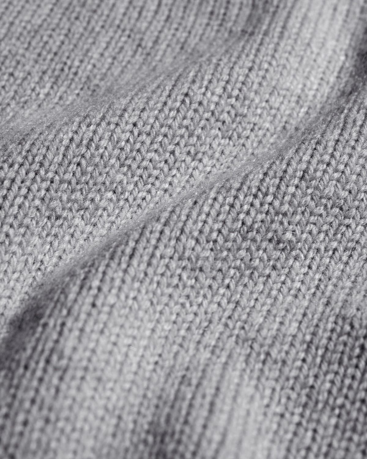 Oversized Merino Wool Crew - Heather Grey