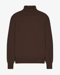 Merino Wool Turtleneck - Coffee Brown