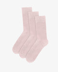 Classic Organic Sock - Faded Pink (3-Pack)
