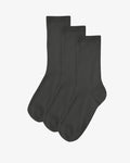 Women Classic Organic Sock - Lava Grey (3-Pack)
