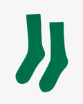 Merino Wool Blend Sock - Kelly Green