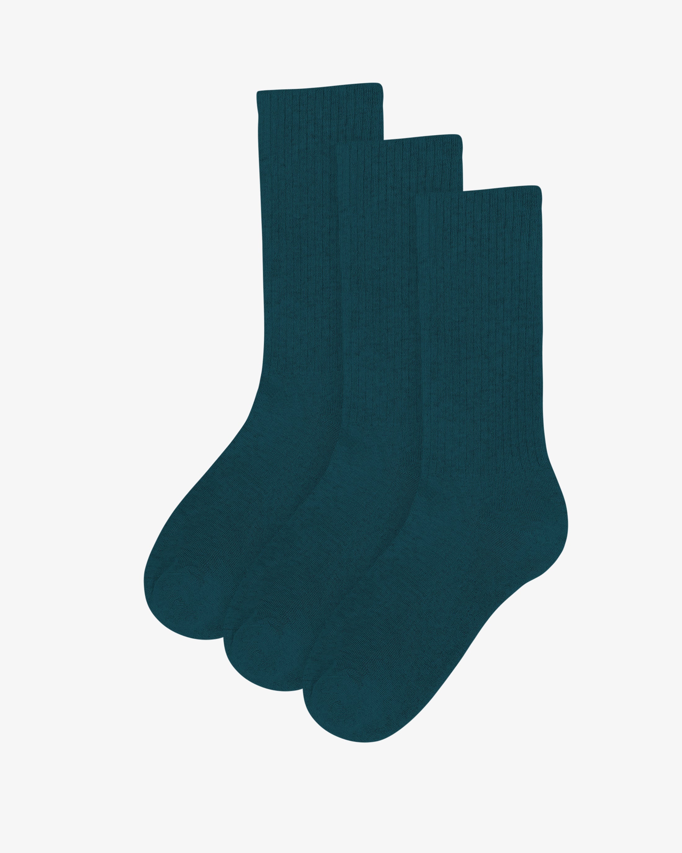 Organic Active Sock - Ocean Green (3-Pack)