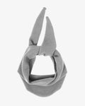 Merino Wool Triangle Scarf - Heather Grey