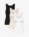 Women Organic Rib Tank Top - Mixed 02 (3-Pack)