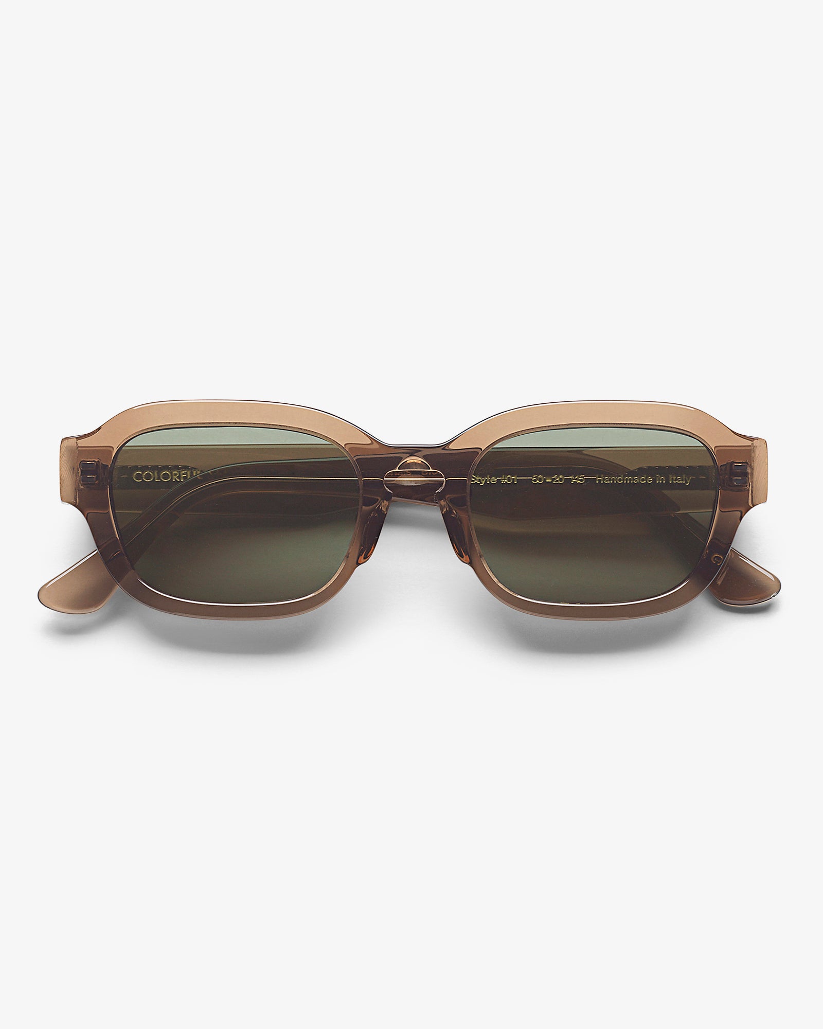 Sunglass 01 - Coffee Brown - Green