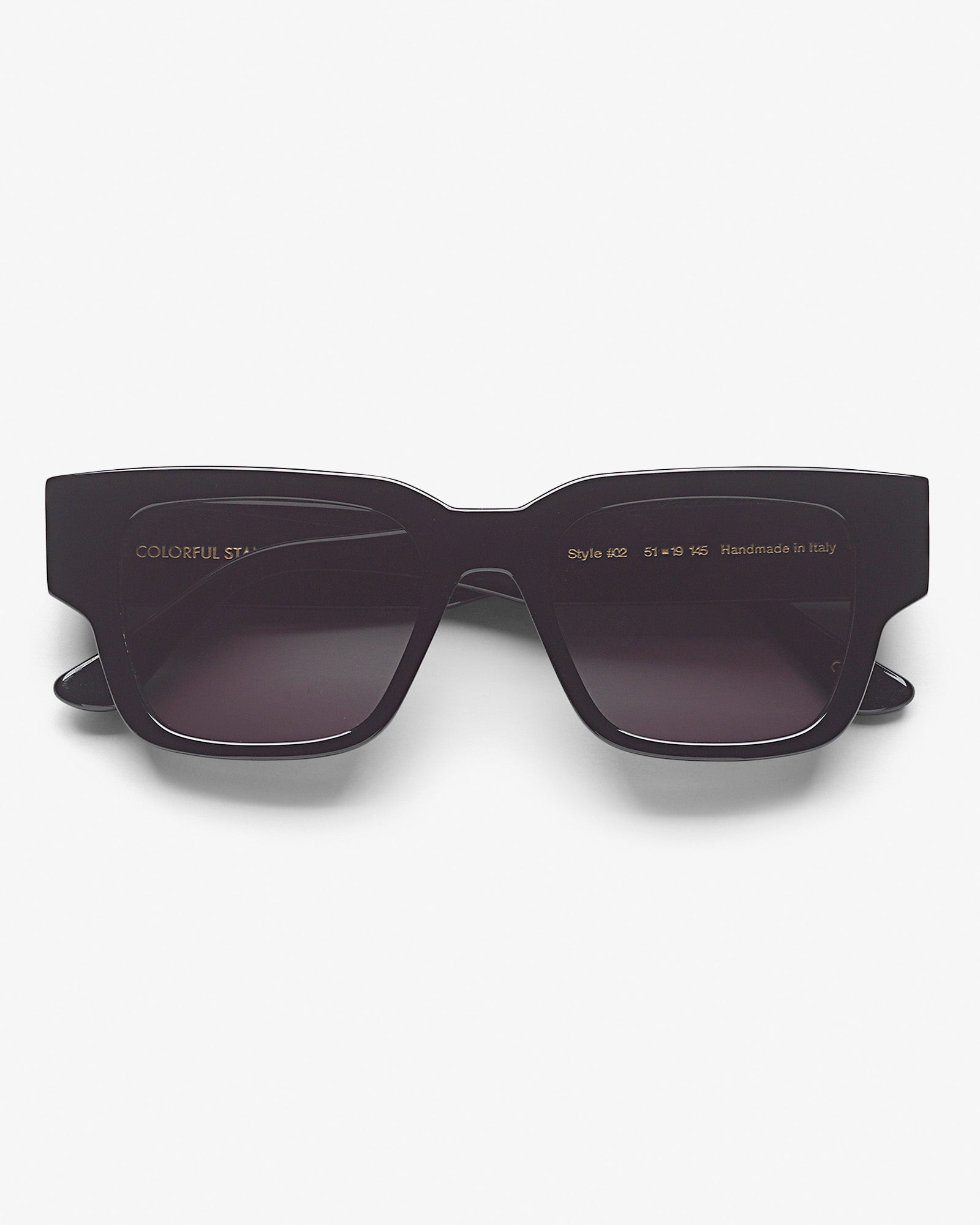 Sunglass 02 - Deep Black Solid - Black